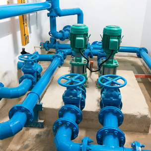 water system pipes