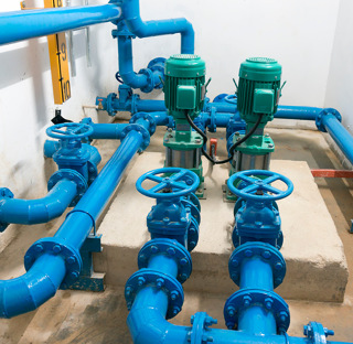 water system pipes