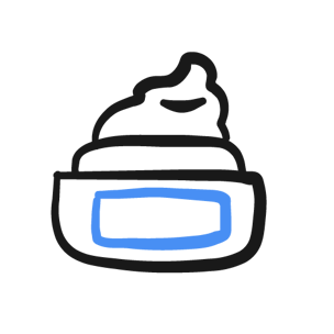 icon of pot of cream