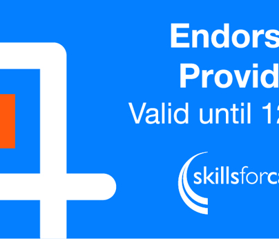 Skills for care endorsed provider valid until 12/2023 logo