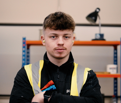 Blackburn College Apprentice Adam Green (CU)